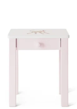 Nachttisch rosa handbemalt