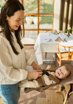 Neugeborenen-Aufsatz für Hochstuhl Cool Grey