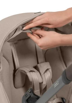 Neugeborenen-Aufsatz 'Nest to Seat' für 'Aer2' Sandy Taupe