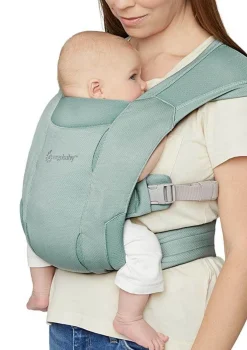 Neugeborenentrage 'Embrace' Soft Air Mesh Sage