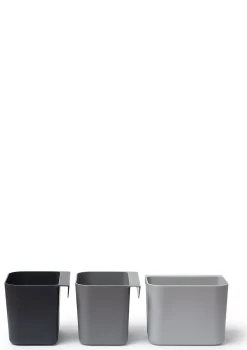 Organisationselemente 3 Stck 1 lange Schiene Dusty grey