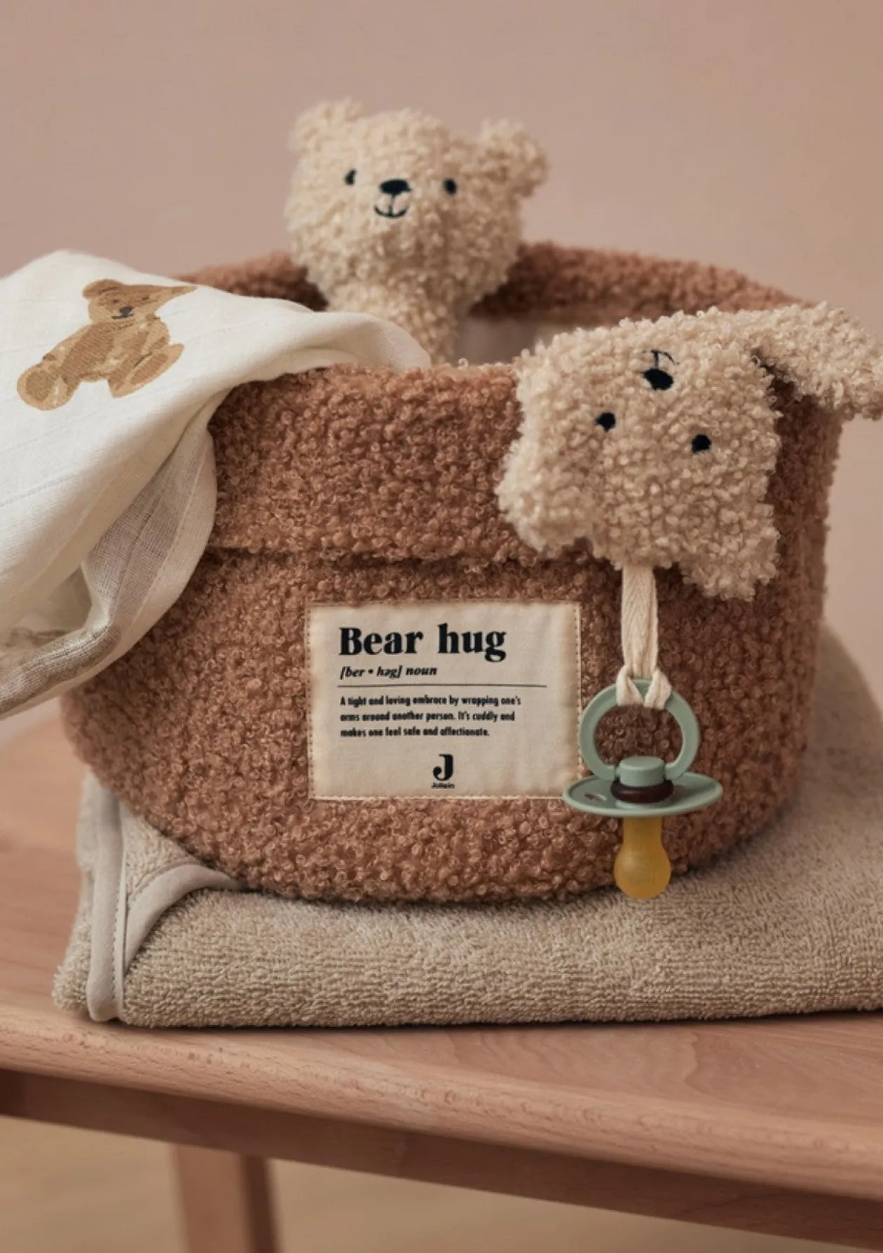 Pflegekörbchen Boucle Biscuit