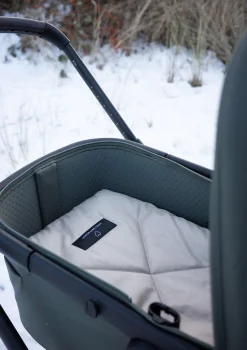 Premium Lammfell-Fußsack für Babywanne & Kinderautositz Limited Edition dune-beige