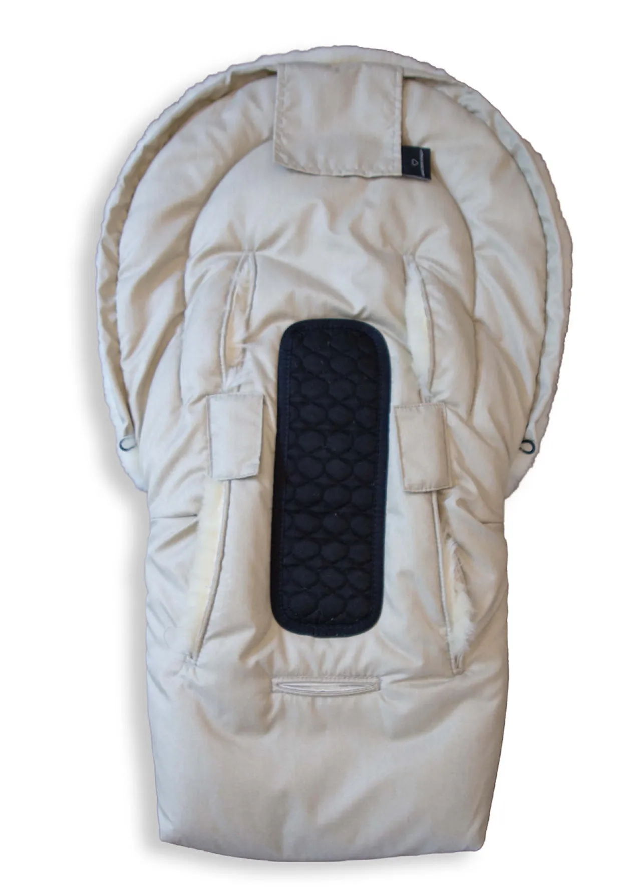 Premium Lammfell-Fußsack für Babywanne & Kinderautositz Limited Edition dune-beige