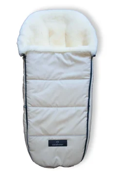Premium Lammfell-Fußsack Limited Edition dune-beige