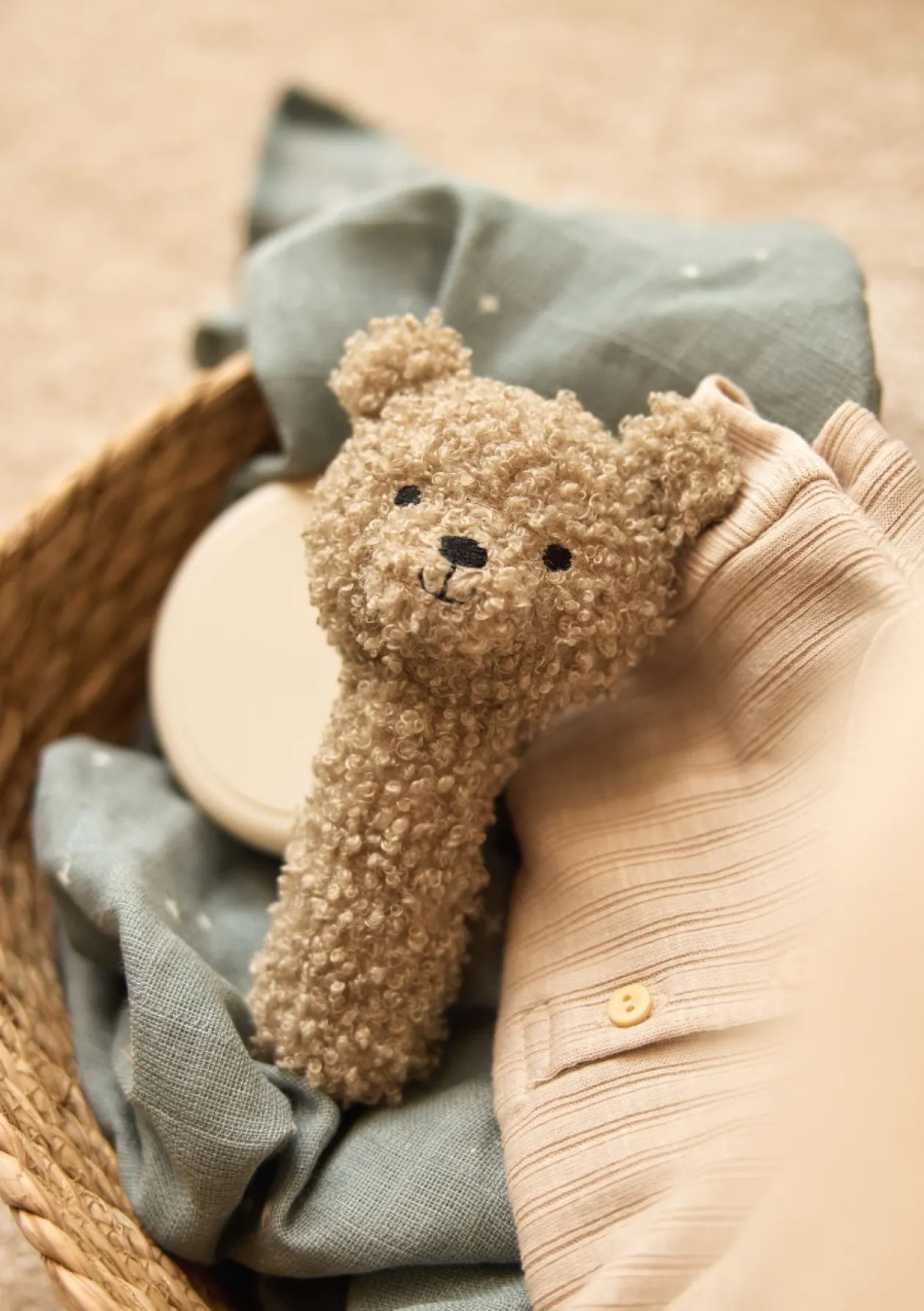 Rassel 'Teddy Bear' Olive Green