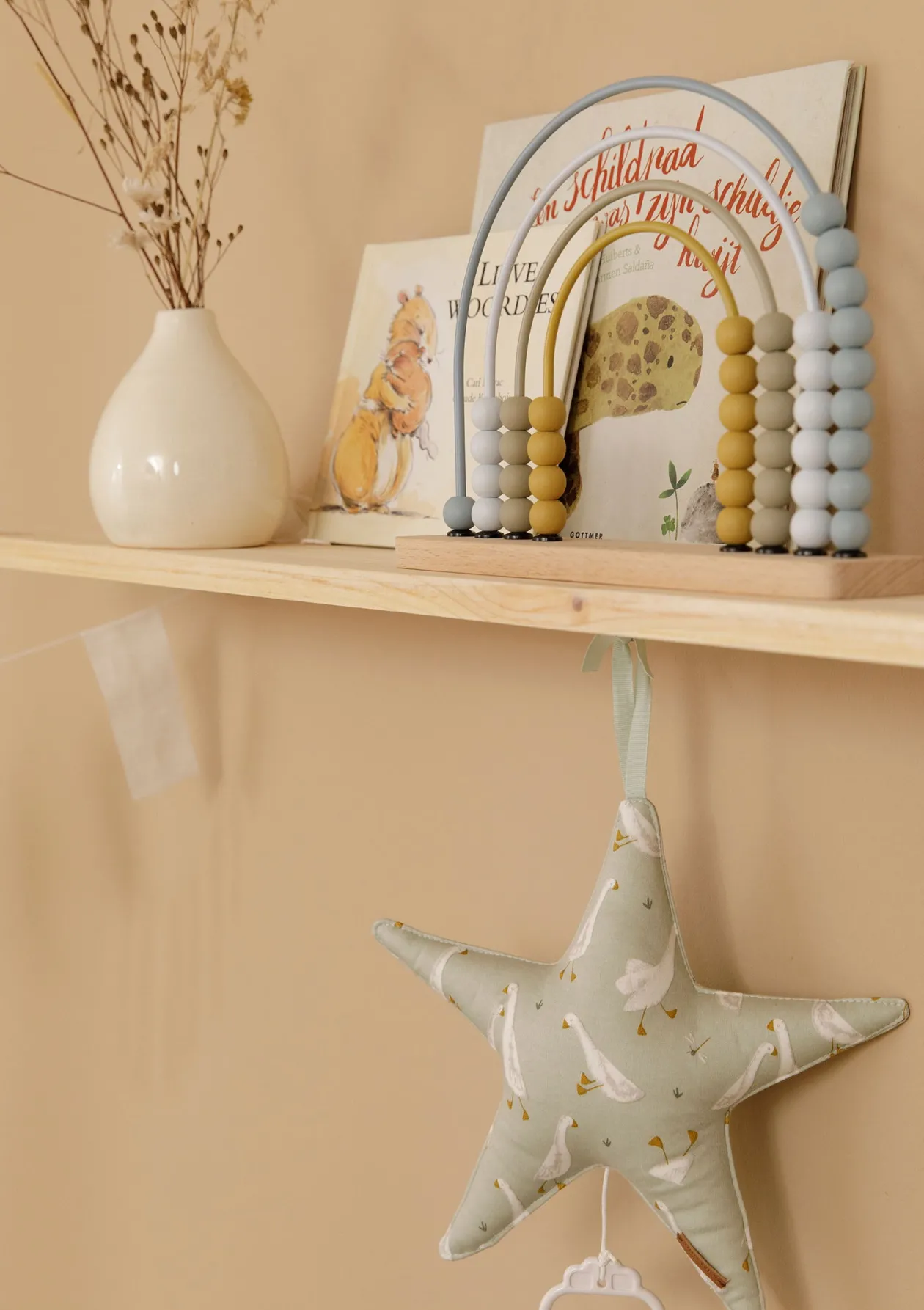 Rechenschiebe-Regenbogen Abacus blue