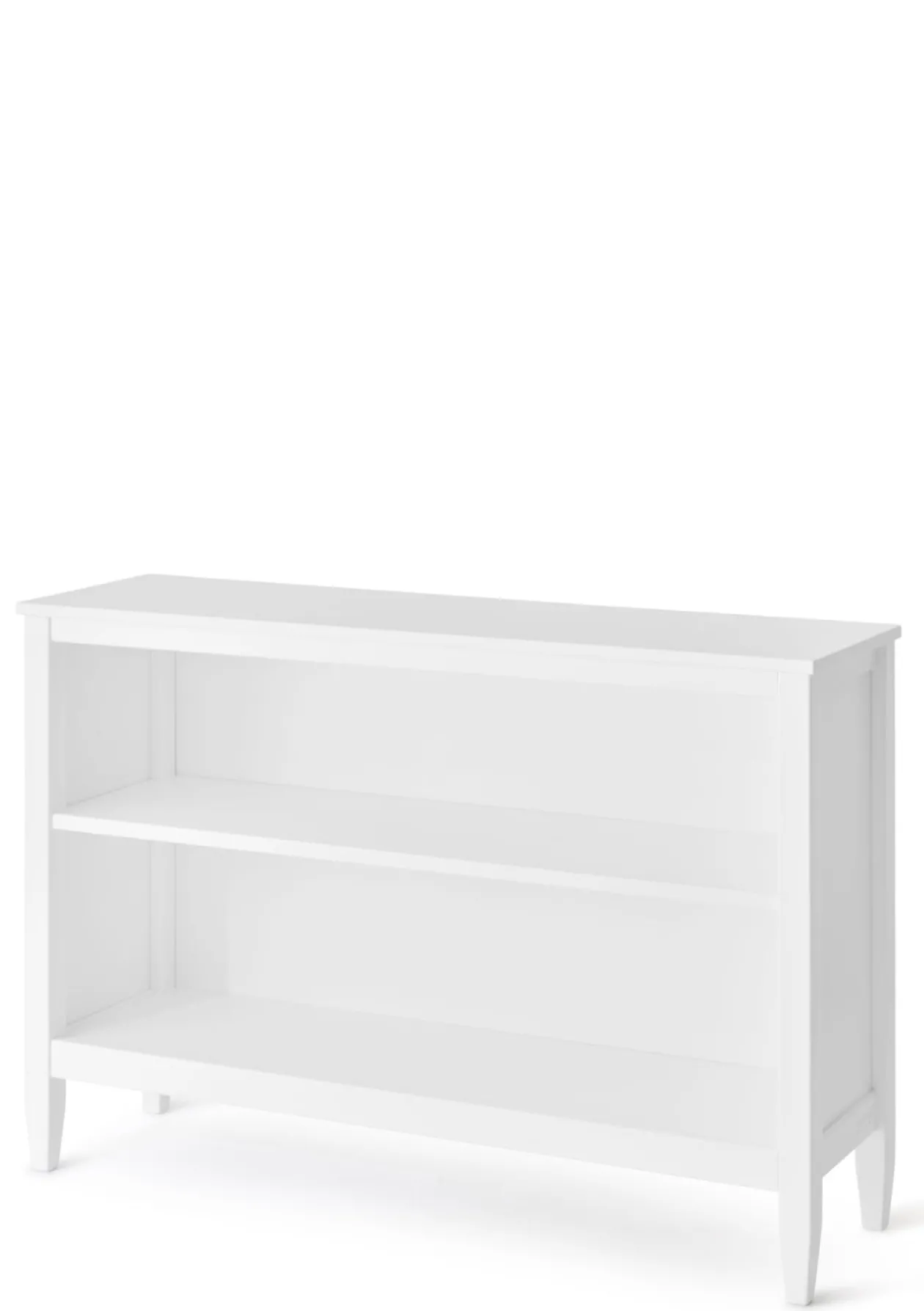 Regal niedrig weiß