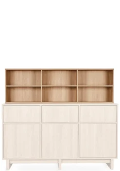 Regalaufsatz für Kommode XL 'Kyo' Honey Ash