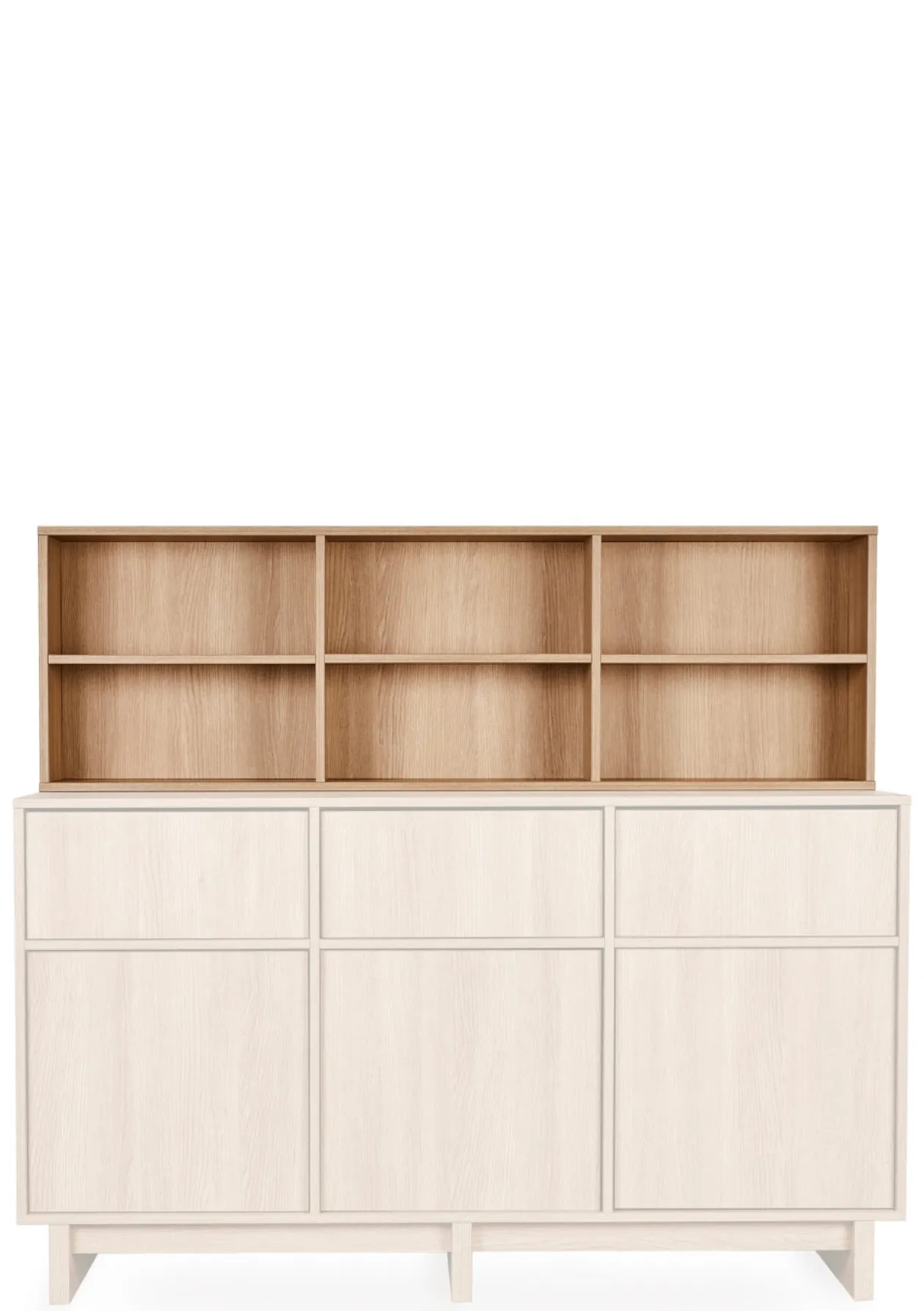 Regalaufsatz für Kommode XL 'Kyo' Honey Ash