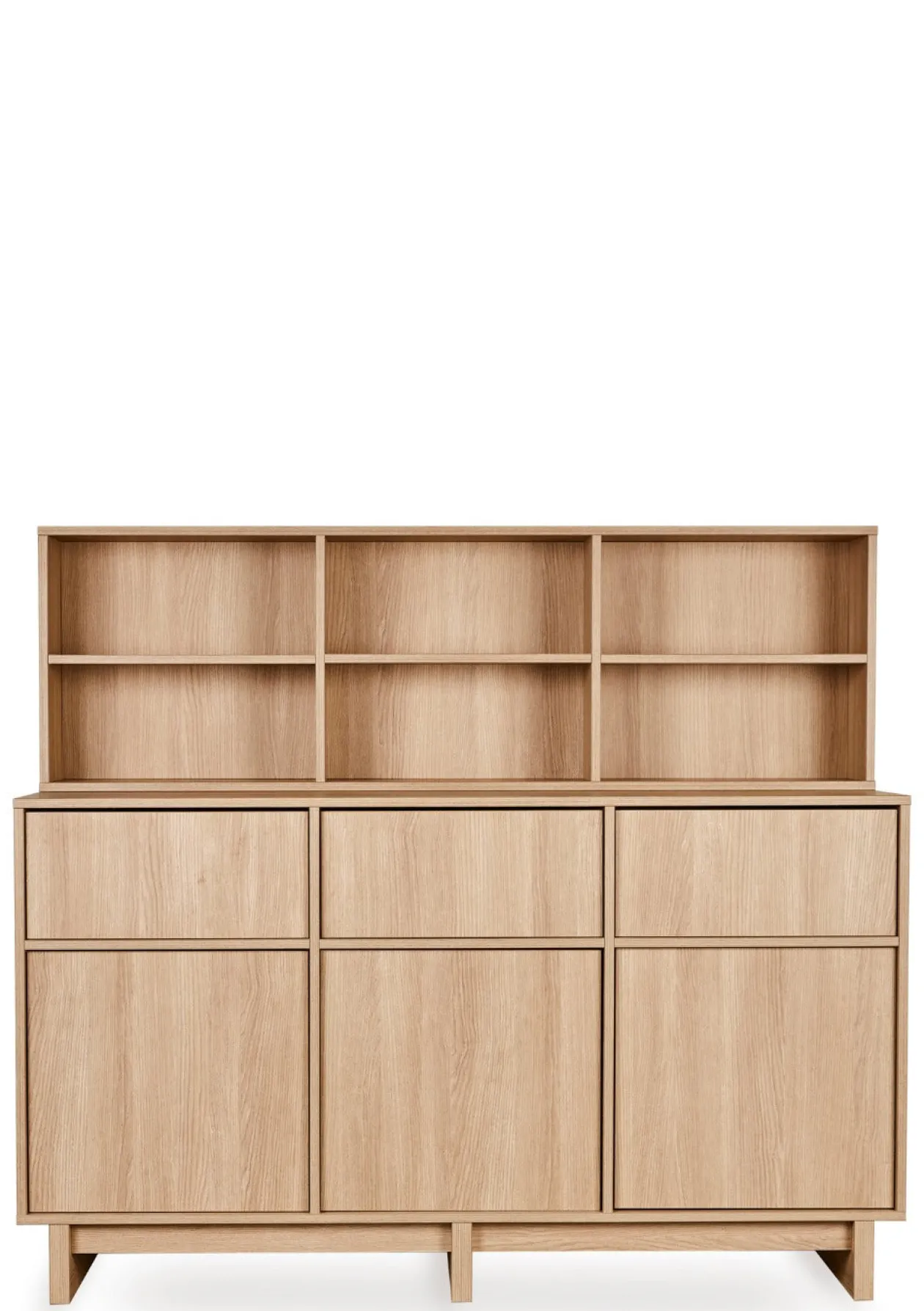 Regalaufsatz für Kommode XL 'Kyo' Honey Ash