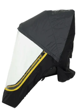 Regenverdeck transparent / schwarz