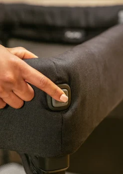 Reisebett 'PAAL' (inkl. Spannbettlaken) Granite 104 x 66 cm