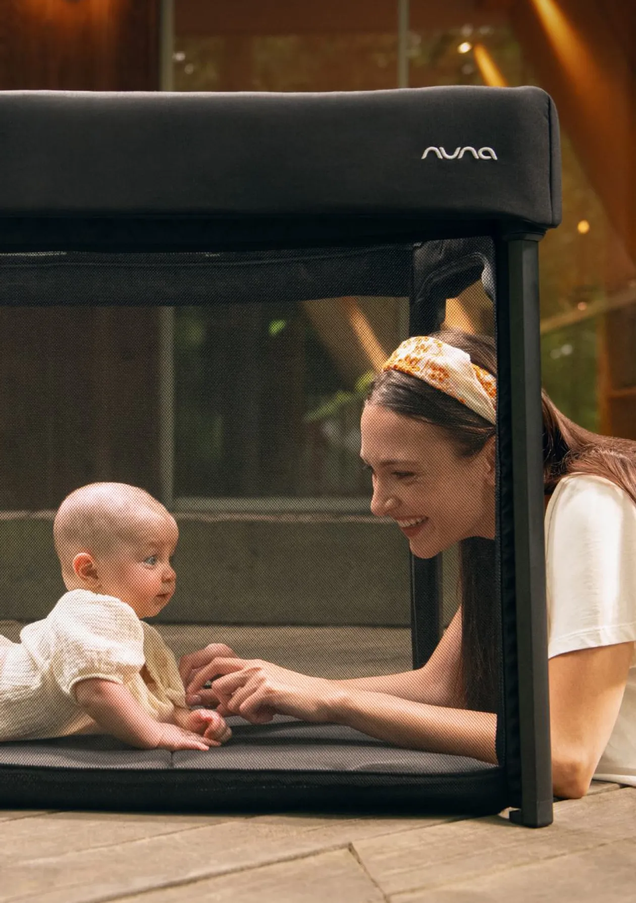 Reisebett 'PAAL' (inkl. Spannbettlaken) Granite 104 x 66 cm