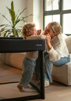 Reisebett 'PAAL' (inkl. Spannbettlaken) Caviar 104 x 66 cm