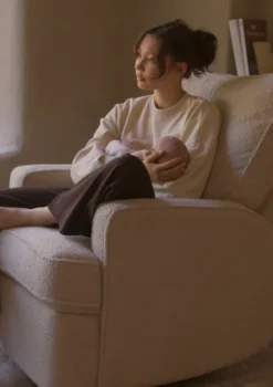 Relax-Sessel 'Swivel & Gliding Recliner' mit manueller Liege-Funktion Teddy Taupe