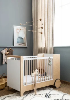 Schaukelndes Baby- und Kleinkindbett 120 x 60 cm