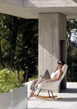 Schaukelstuhl Erwachsene 'Nordic' Sheep Cream