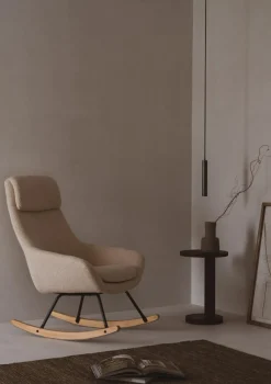 Schaukelstuhl Erwachsene 'Nordic' Sheep Beige