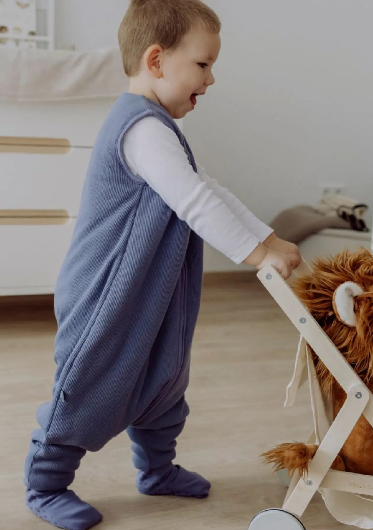 Schlafsack mit Umschlag-Fuß TOG 2,5 Essential Blau