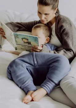 Schlafsack mit Umschlag-Fuß TOG 2,5 Essential Blau