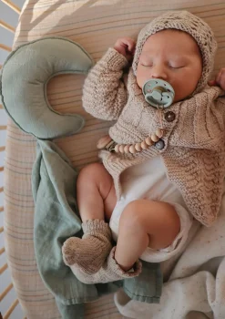 Schmusetuch 'Lovey' Moon roman green