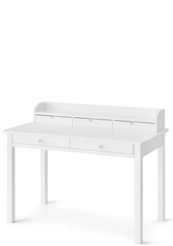 Schreibtisch hoch weiß handbemalt