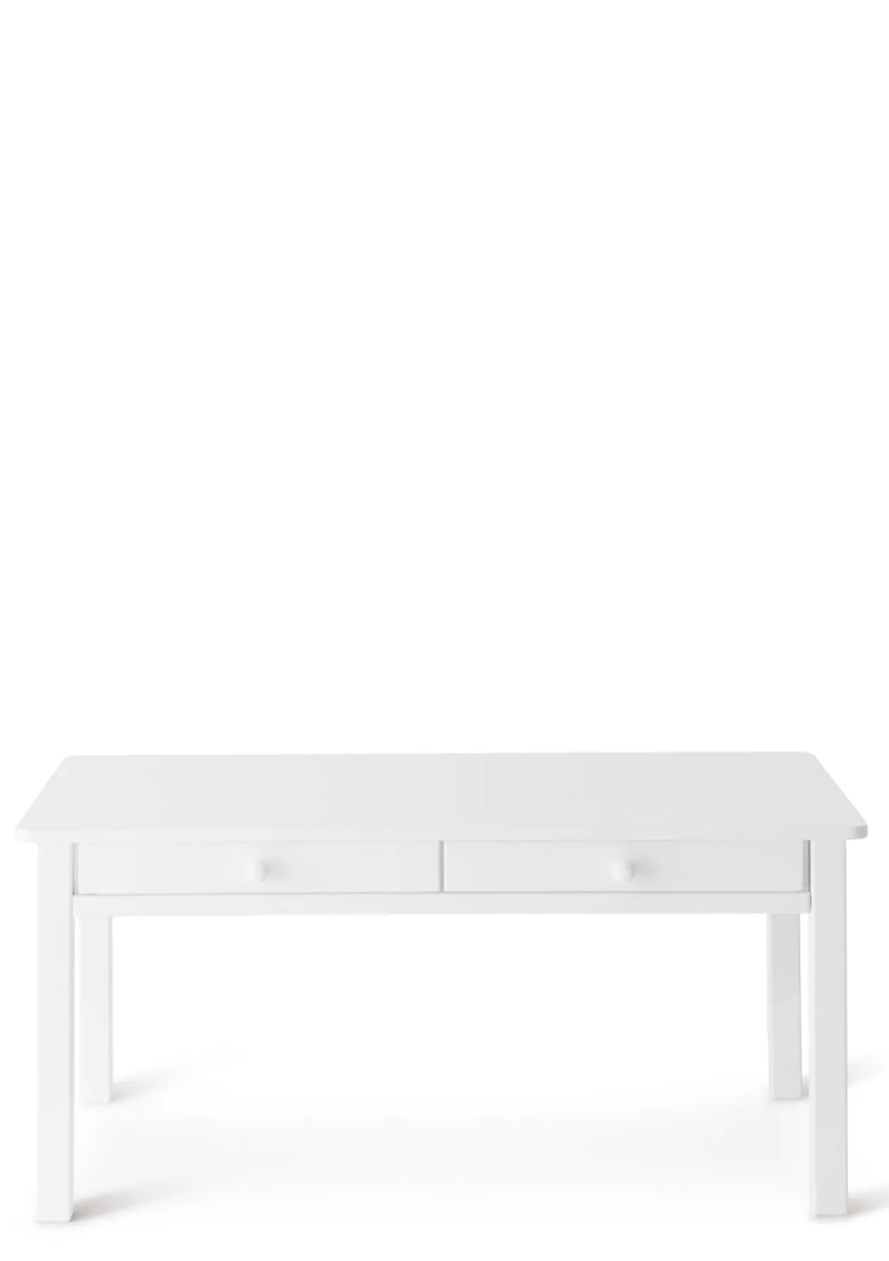 Schreibtisch niedrig weiß