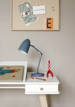 Schreibtisch 'Wood' 66 cm Weiß/Eiche