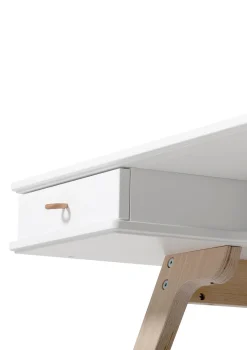 Schreibtisch 'Wood' 72,6 cm Weiß/Eiche