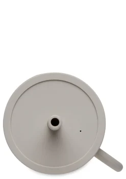 Silikon Becher mit Trinkhalm Nougat