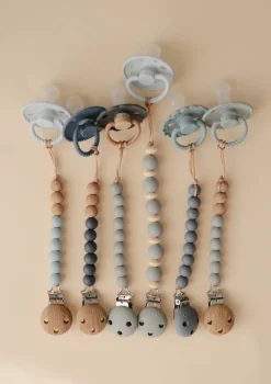 Silikon Schnullerkette 'Hera' Stone