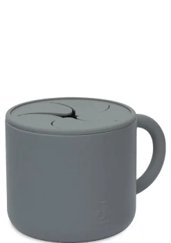 Silikon Snackbecher Stormy Grey