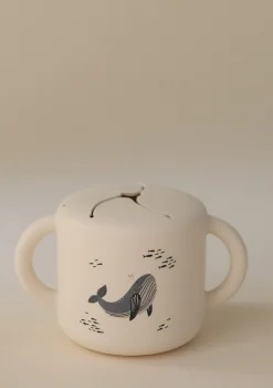 Silikon Snackbecher Whales