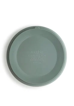 Silikon Teller mit Saugnapf Cambridge Blue