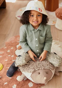 Sitzkissen 'Hedgehog' Brown