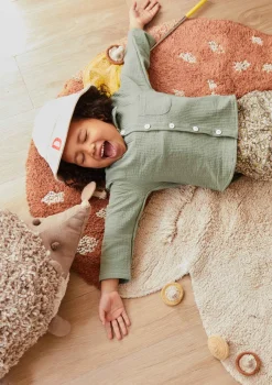 Sitzkissen 'Hedgehog' Brown