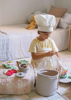 Sitzpouf 'Vichy' Rose