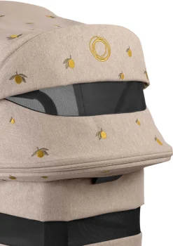 Sonnendach 'Fox 5 Renew x Konges Sløjd' Wüstentaupe / Lemon