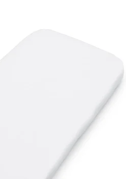 Spannbettlaken 'Clove' für Beistellbett / Wiege Simply White