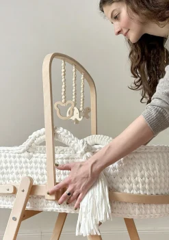 Spielbogen-Set 'Play bow' für Wiegengestell Natural