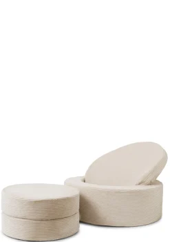 Spiel-Element 'Donut' Cord Creme Beige