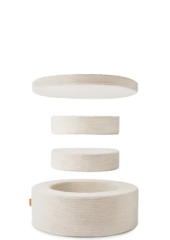 Spiel-Element 'Donut' Cord Creme Beige
