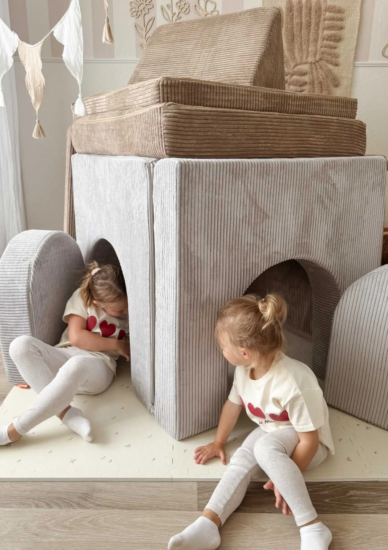 Spiel-Elemente 'Arches' Cord Salbei Grün