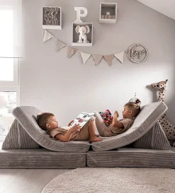 Spielsofa Cord Koala Grau