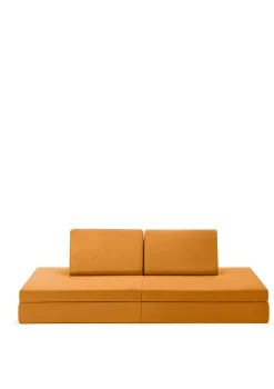 Spielsofa Velours Honig Gelb