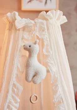 Spieluhr 'Lama' Off White
