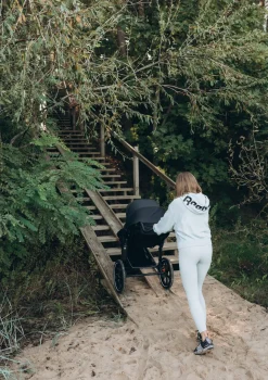 Sportwagen 'Pro' Anthrazit / Rot