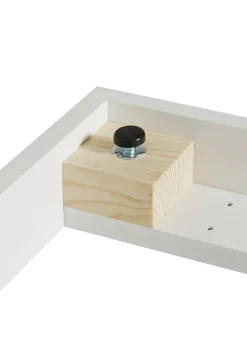 Standregal 'Wood' horizontal 5 x 2 / weiß mit Sockel