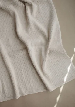 Strick-Babydecke Beige Melange